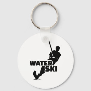 Water ski keychain