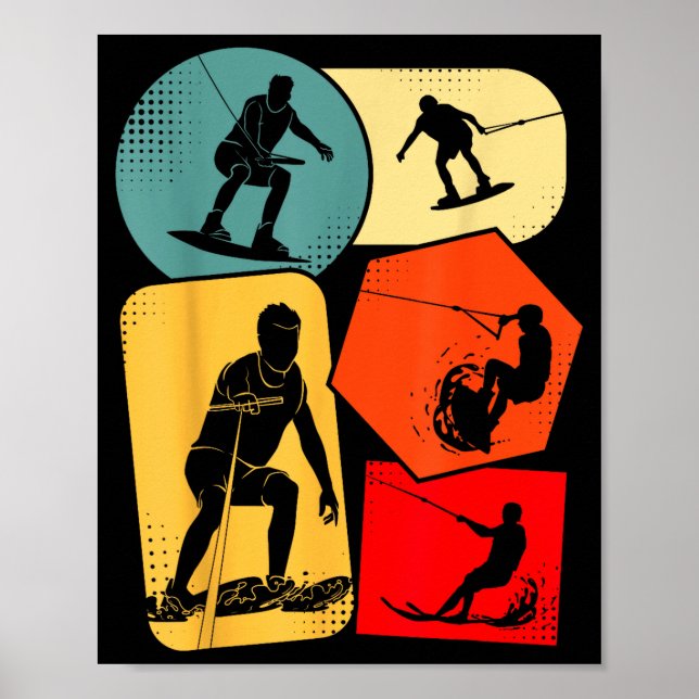 Water ski water skiing  poster (Front)