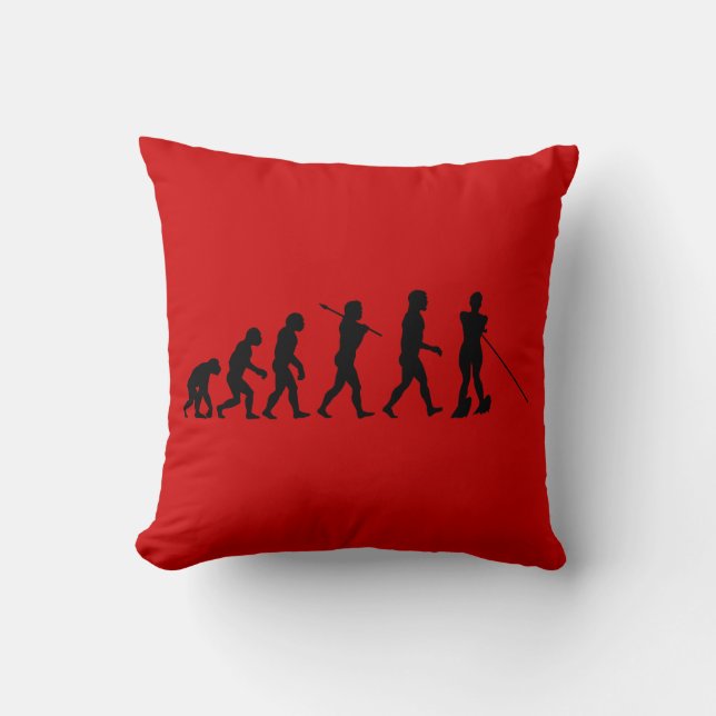 Water Ski Waterskiing Water Sport Throw Pillow (Front)
