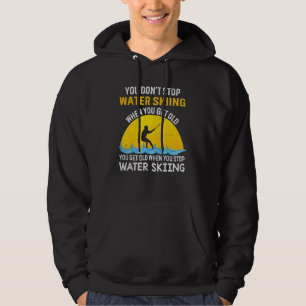 Water Skiing Designs For Men Women Water Skier Ath Hoodie