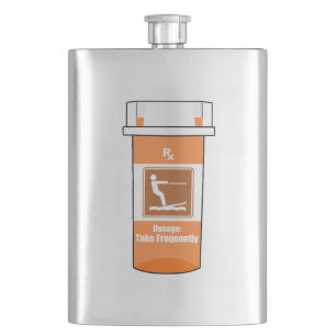 Water Skiing Is My Drug Flask