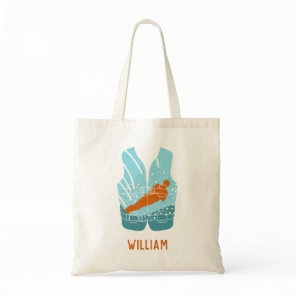 Water Skiing Life Jacket Graphic Personalized Tote Bag