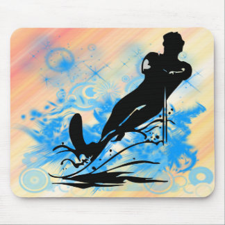 Water Skiing Mouse Pad
