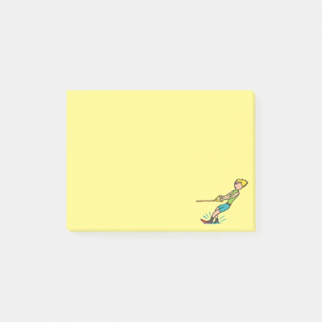 Water Skiing Post-it Notes (Front)