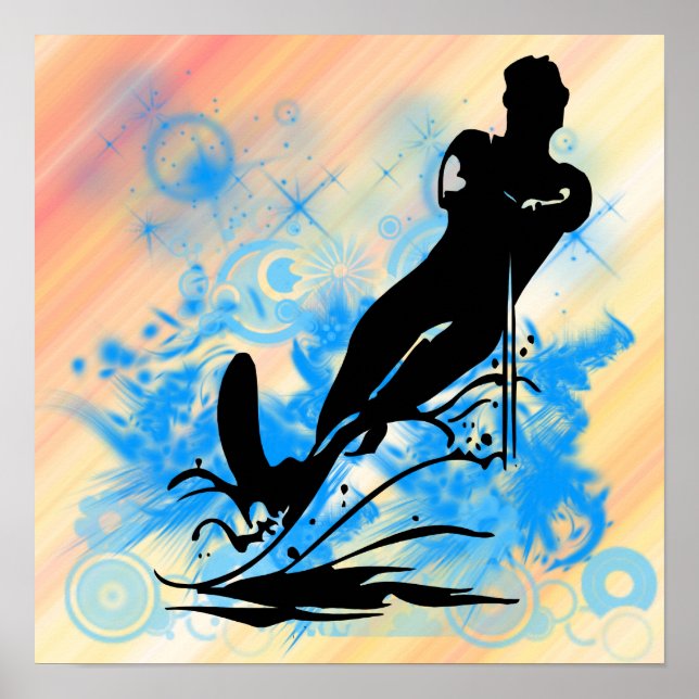 Water Skiing Poster (Front)