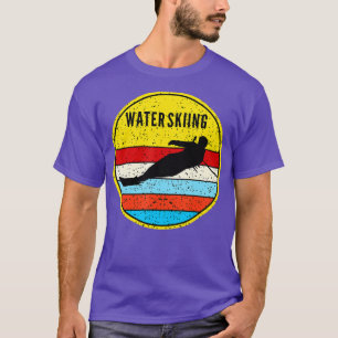 Water Skiing Retro Waterski Ski Water Sports T-Shirt
