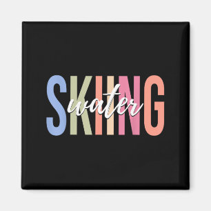 Water skiing skier waterski water sports  magnet