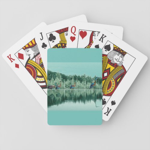 Water Song  Baby Blanket Poker Cards