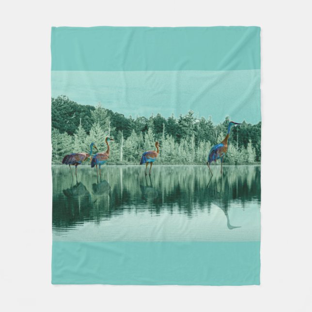 Water Song Fleece Blanket (Front)