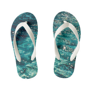 Water Sparkle Flip Flops