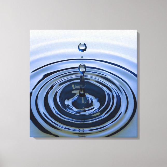 Water Splash 4 Canvas Print (Front)