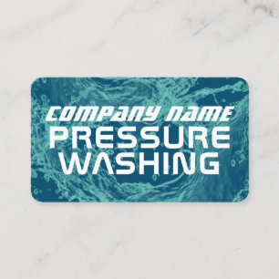 Water splash business card
