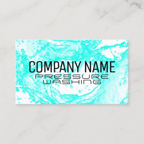 Water splash  business card
