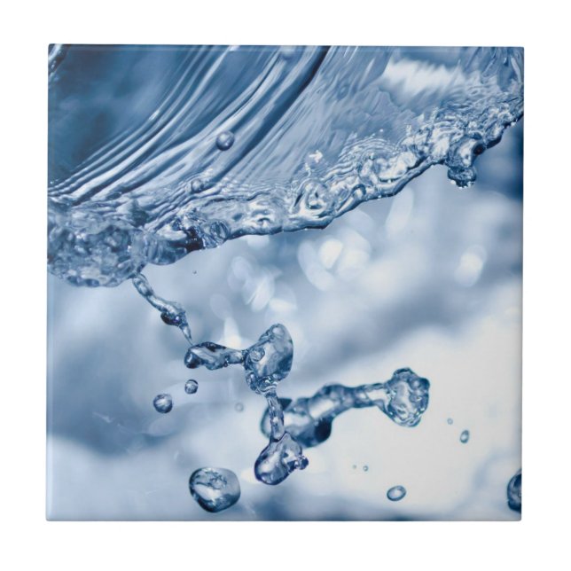 Water Splash Ceramic Tile (Front)