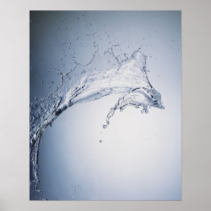 Water Splash Poster | Zazzle.com