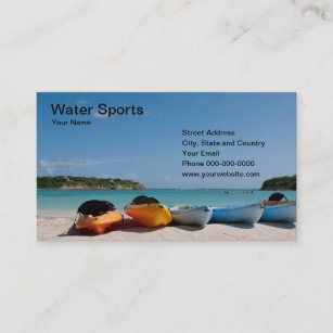 Water Sports Business Card