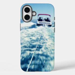 Water Sports Speed Boat Action Vertical Photo iPhone 16 Plus Case
