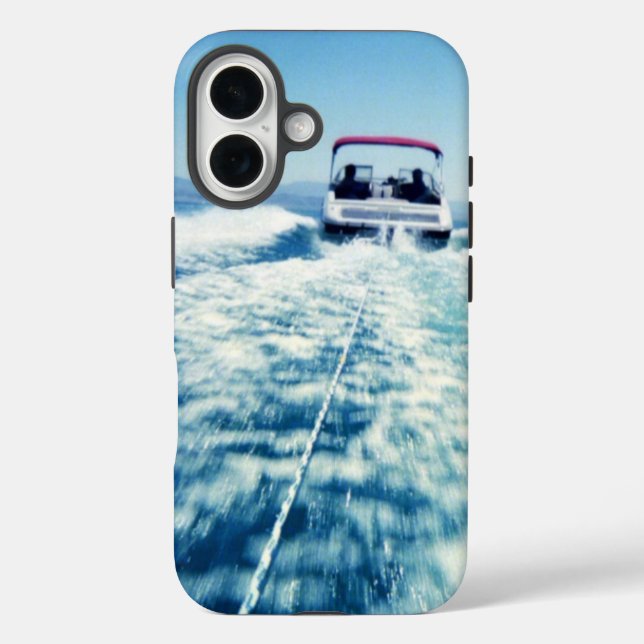 Water Sports Speed Boat Action Vertical Photo Case-Mate iPhone Case (Back)