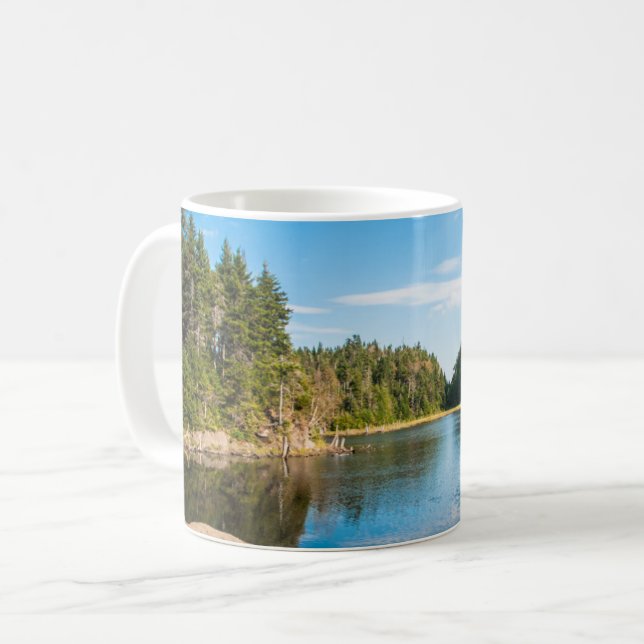 Water | Spruce Lake Quebec, Canada Coffee Mug (Front Left)