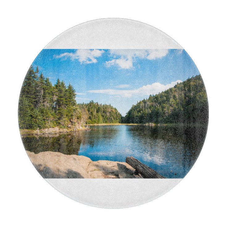 Water Spruce Lake Quebec, Canada Cutting Board Zazzle