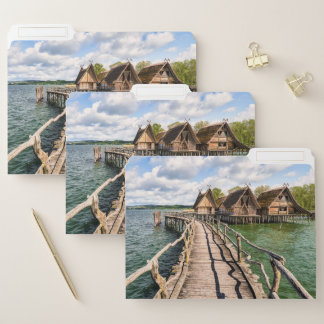 Water | Stilt Houses Over the Water File Folder