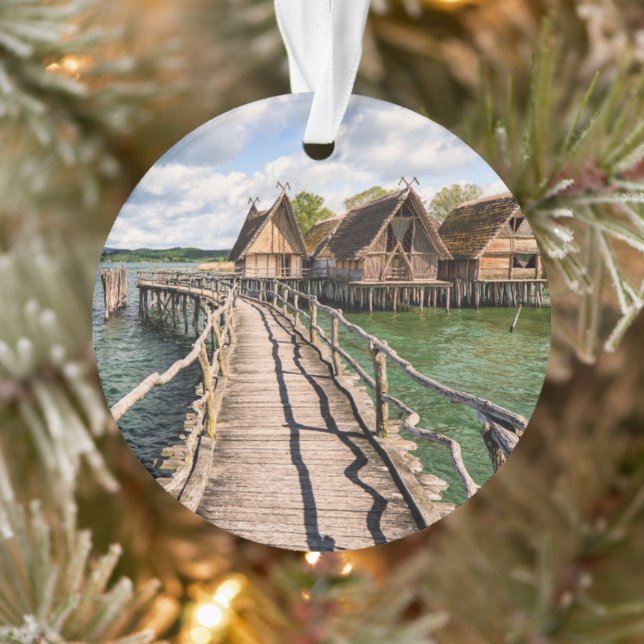Water | Stilt Houses Over the Water Ornament (Tree)