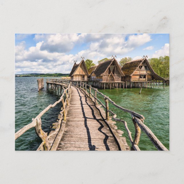 Water | Stilt Houses Over the Water Postcard (Front)