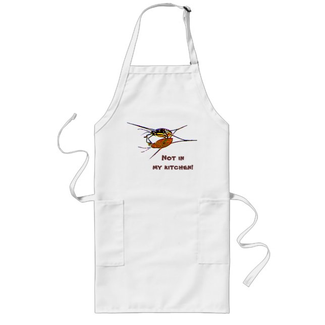 Water Strider and Shadow Long Apron (Front)