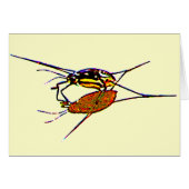 Water Strider Blank Card (Front Horizontal)