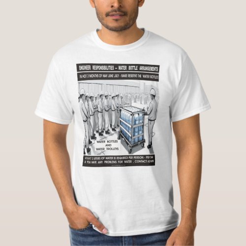 WATER SUPPLY FROM WATER BOTTLE COMPANY   T_Shirt