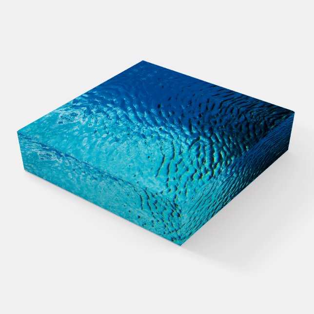 Water Surface Effect Paperweight (Angled)