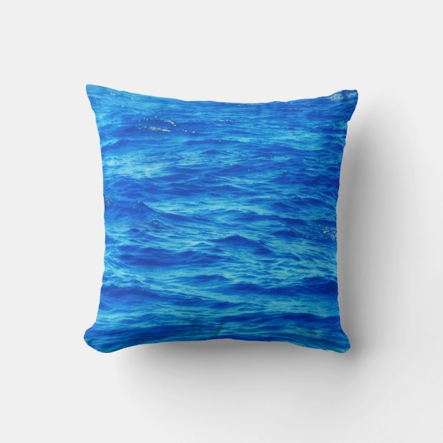 water  surface throw pillow (Front)