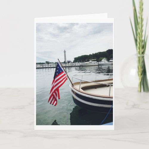 Water Taxi on Put_in_Bay Greeting Card