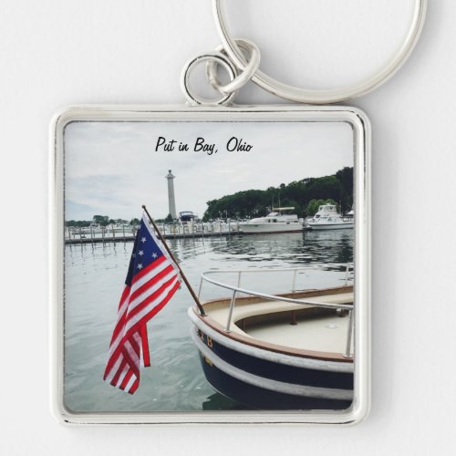 Water Taxi Put in Bay  Keychain