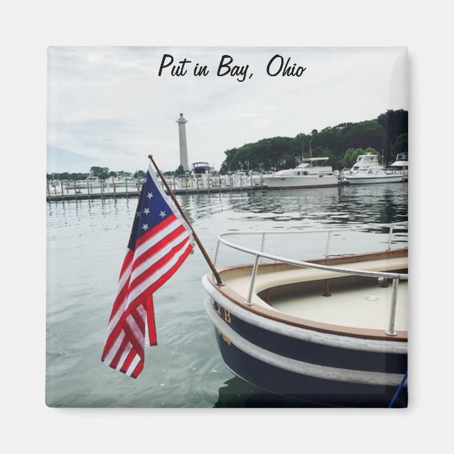 Water Taxi, Put in Bay  Magnet (Front)