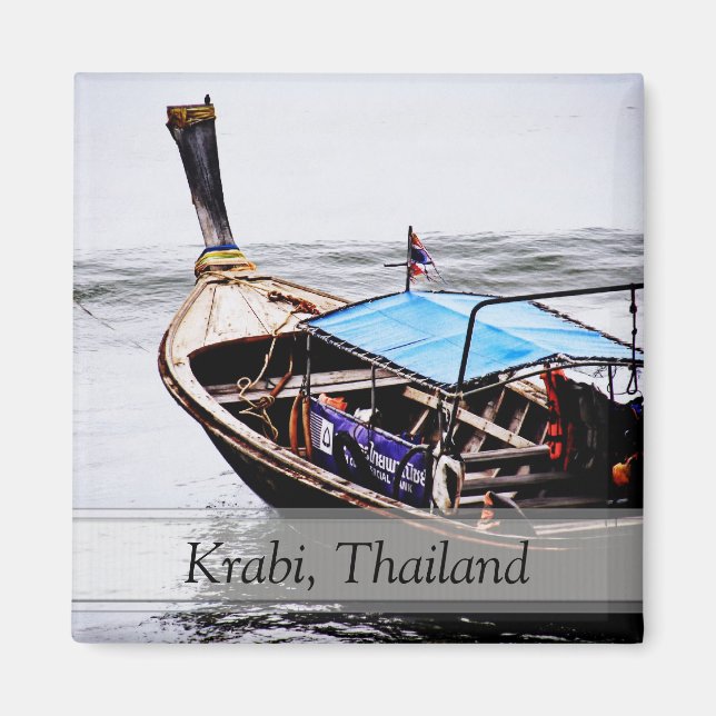 Water Taxis :Krabi, Thailand Magnet (Front)