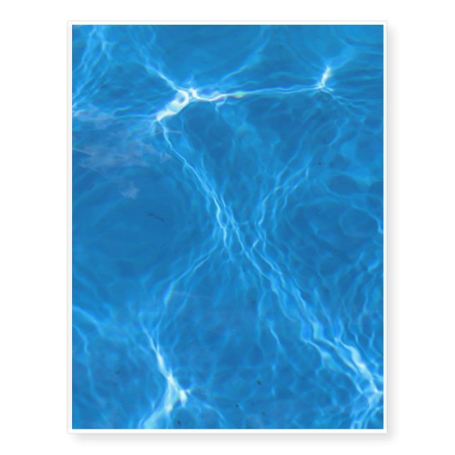 Water Temporary Tattoos (Front)