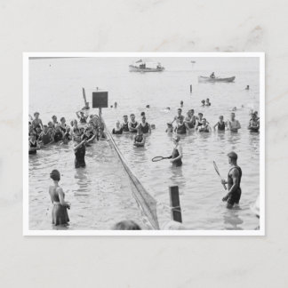 Water Tennis Postcard