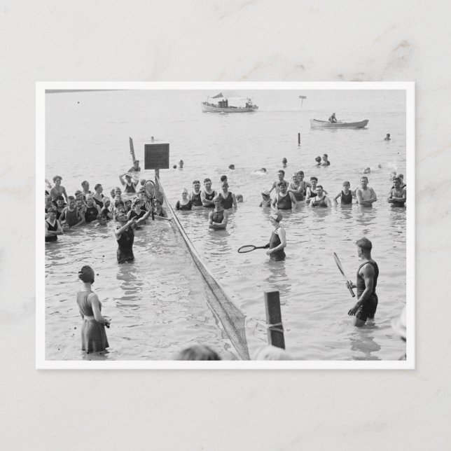 Water Tennis Postcard (Front)