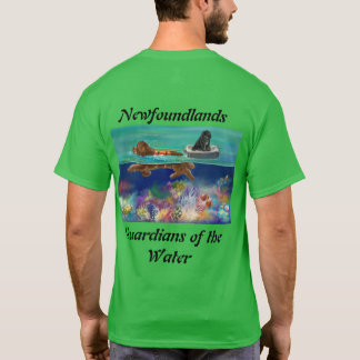 Water test brown newf 2024 T-Shirt