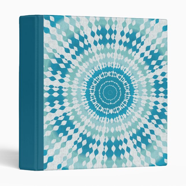 Water Tie Dye Binder (Front/Spine)