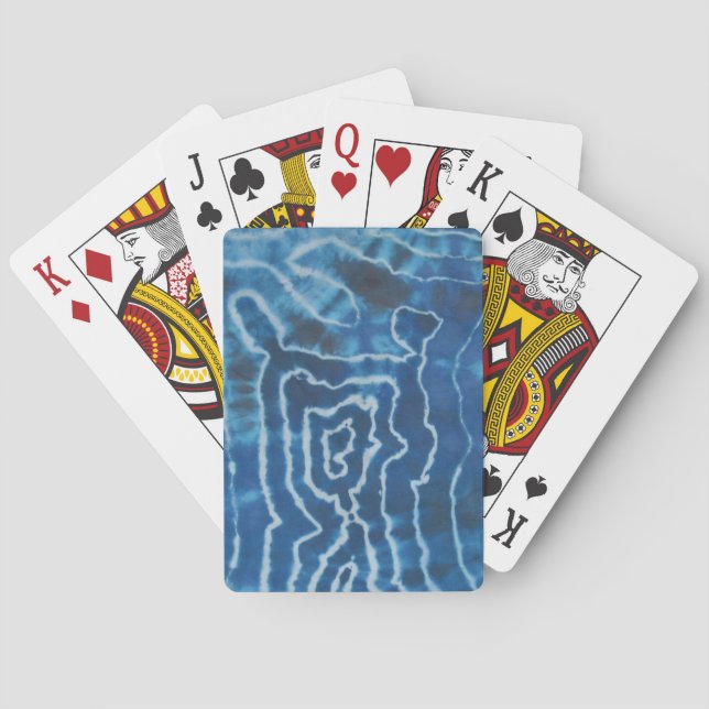 Water Tie Dye Playing Cards (Back)