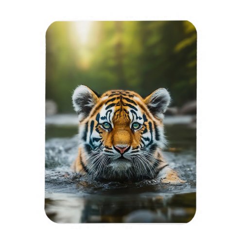 Water Tiger A Majestic Predator Magnet
