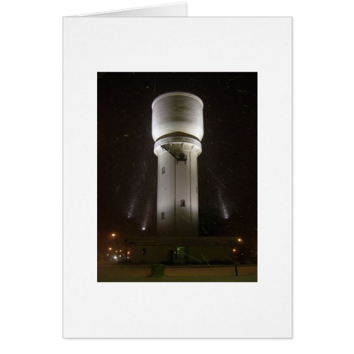 Water Tower Greeting Card