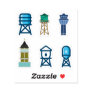 Water Tower Stickers