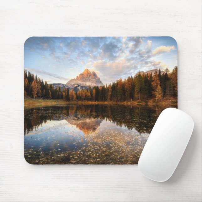 Water | Tre Cime Di Lavaredo Italy Mouse Pad (With Mouse)