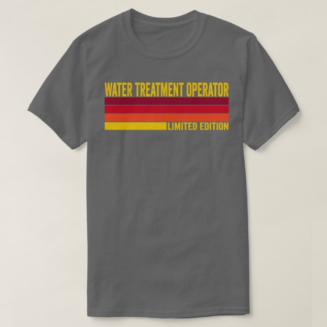 Water Treatment Operator T-Shirt (Design Front)