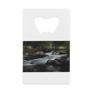 Water under the bridge credit card bottle opener