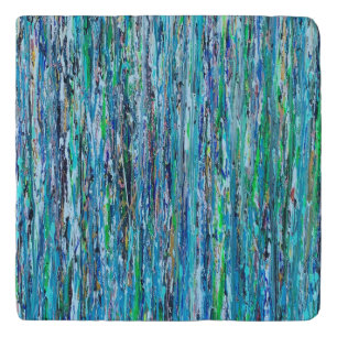 Water Under the Bridge Marble Trivet