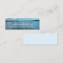 Water View Florida River Personal Info Calling Card | Zazzle